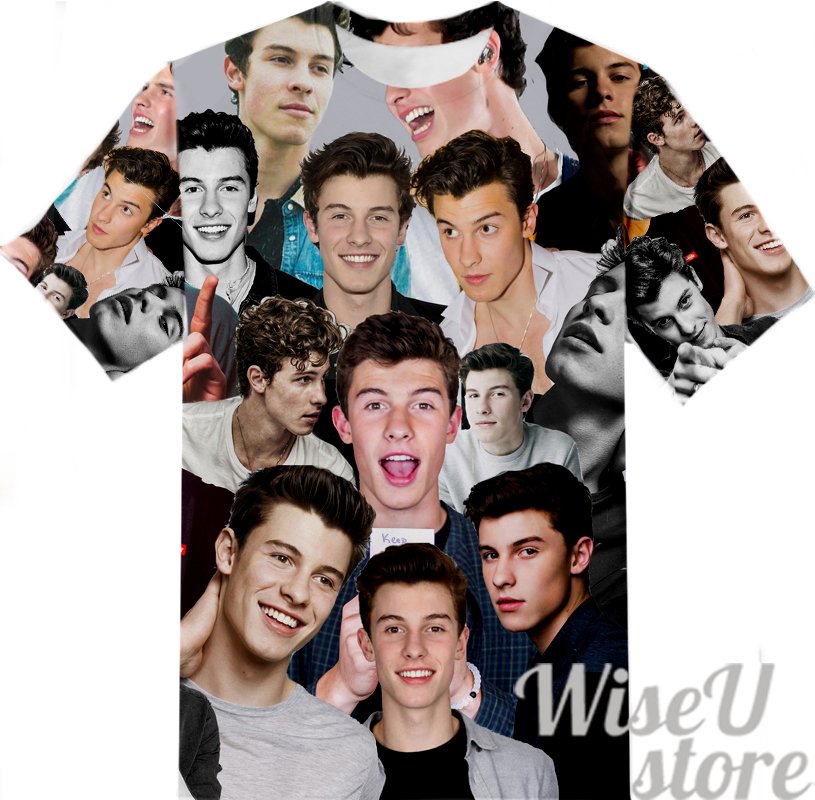 Shawn Peter Raul Mendes T-SHIRT Photo Collage shirt