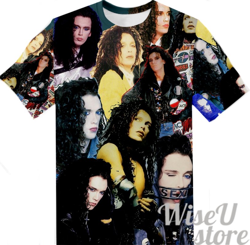 Pete Burns T-SHIRT Photo Collage shirt 3D