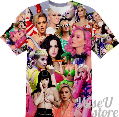 KATY PERRY T-SHIRT Photo Collage shirt
