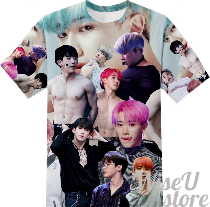 WONHO MONSTA X T-SHIRT Photo Collage shirt