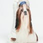 Shih-Tzu Dog Shaped Photo Soft Stuffed Decorative Pillow with a zipper