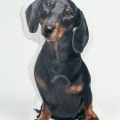 Dachshund Dog Shaped Photo Soft Stuffed Decorative Pillow with a zipper