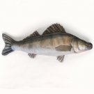 Walleye Fish Shaped Photo Soft Stuffed Decorative Pillow