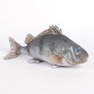 Ruffe Fish Shaped Photo Soft Stuffed Decorative Pillow