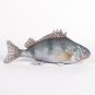 Ruffe Fish Shaped Photo Soft Stuffed Decorative Pillow