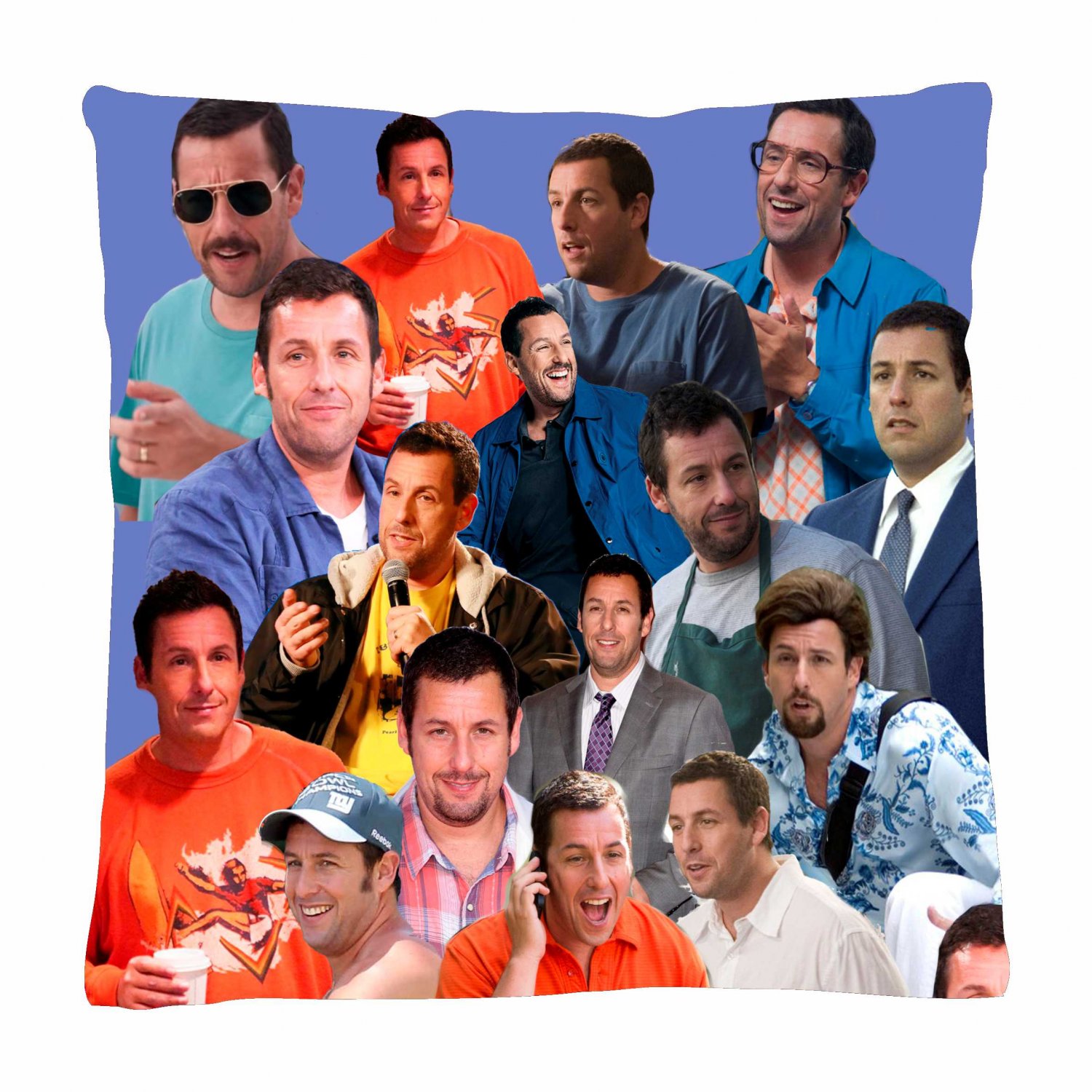 Adam Sandler Photo Collage Pillowcase 3D