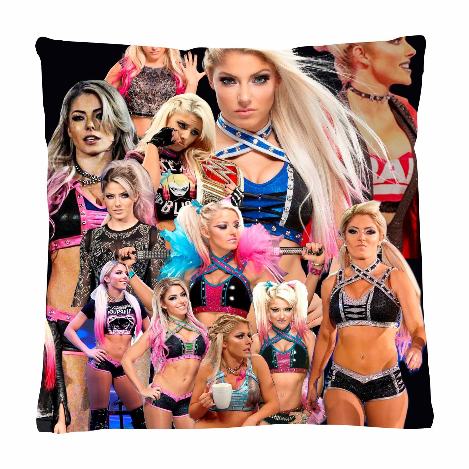 ALEXA BLISS Photo Collage Pillowcase 3D