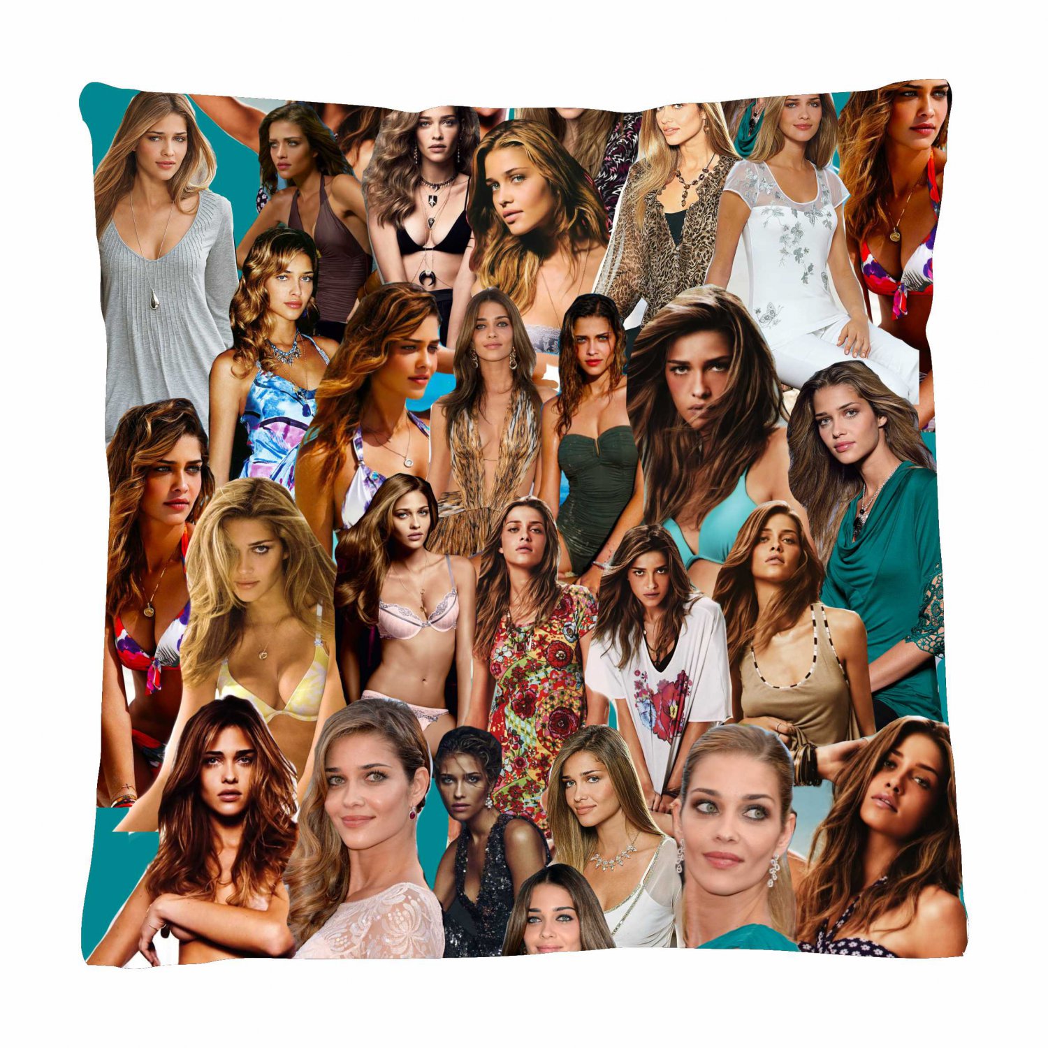 Ana Beatriz Barros Photo Collage Pillowcase 3D