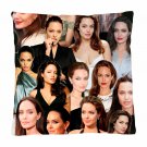 Angelina Jolie Photo Collage Pillowcase 3D
