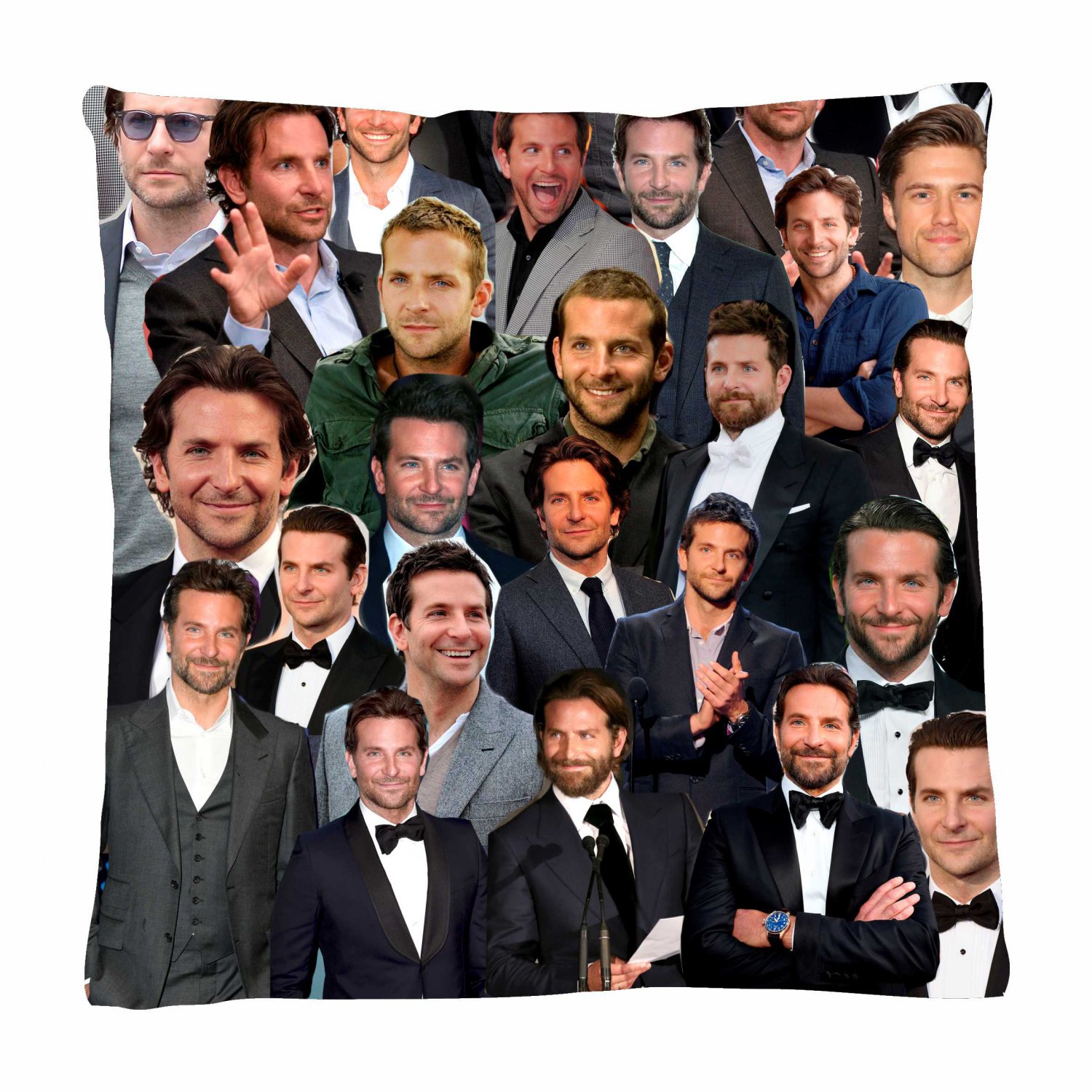 Bradley Cooper Photo Collage Pillowcase 3D