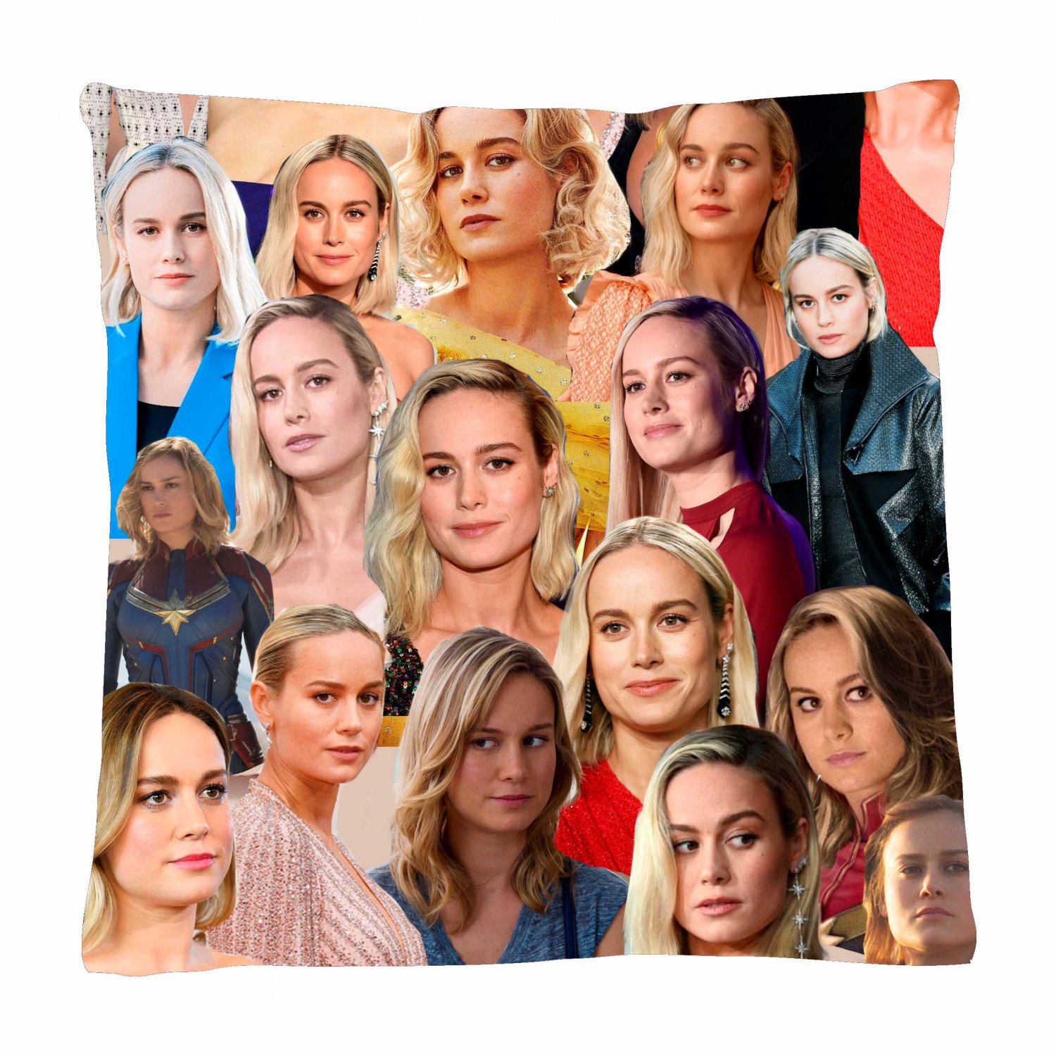 Brie Larson Photo Collage Pillowcase 3D