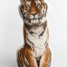 Tiger Shaped Photo Soft Stuffed Decorative Pillow with a zipper