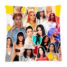 Cardi B Photo Collage Pillowcase 3D