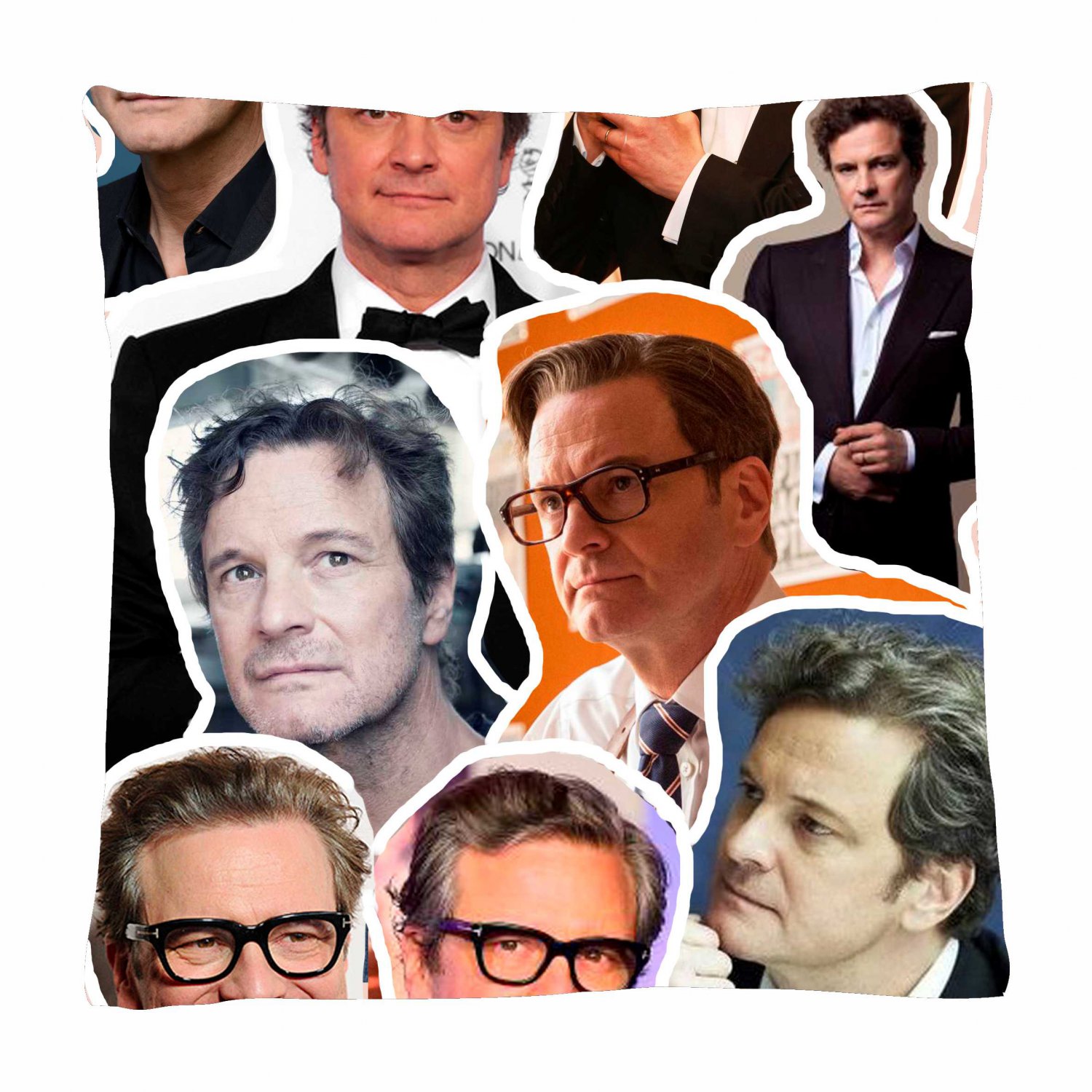 COLIN FIRTH Photo Collage Pillowcase 3D