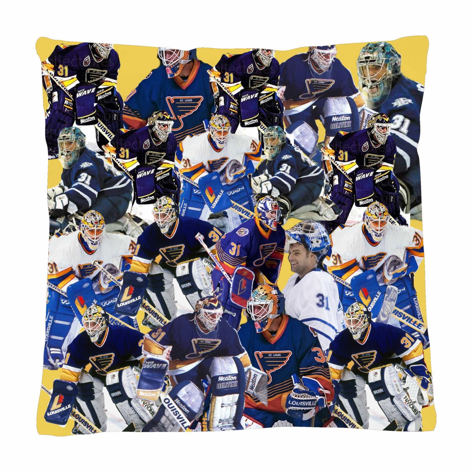 Curtis Joseph Photo Collage Pillowcase 3D
