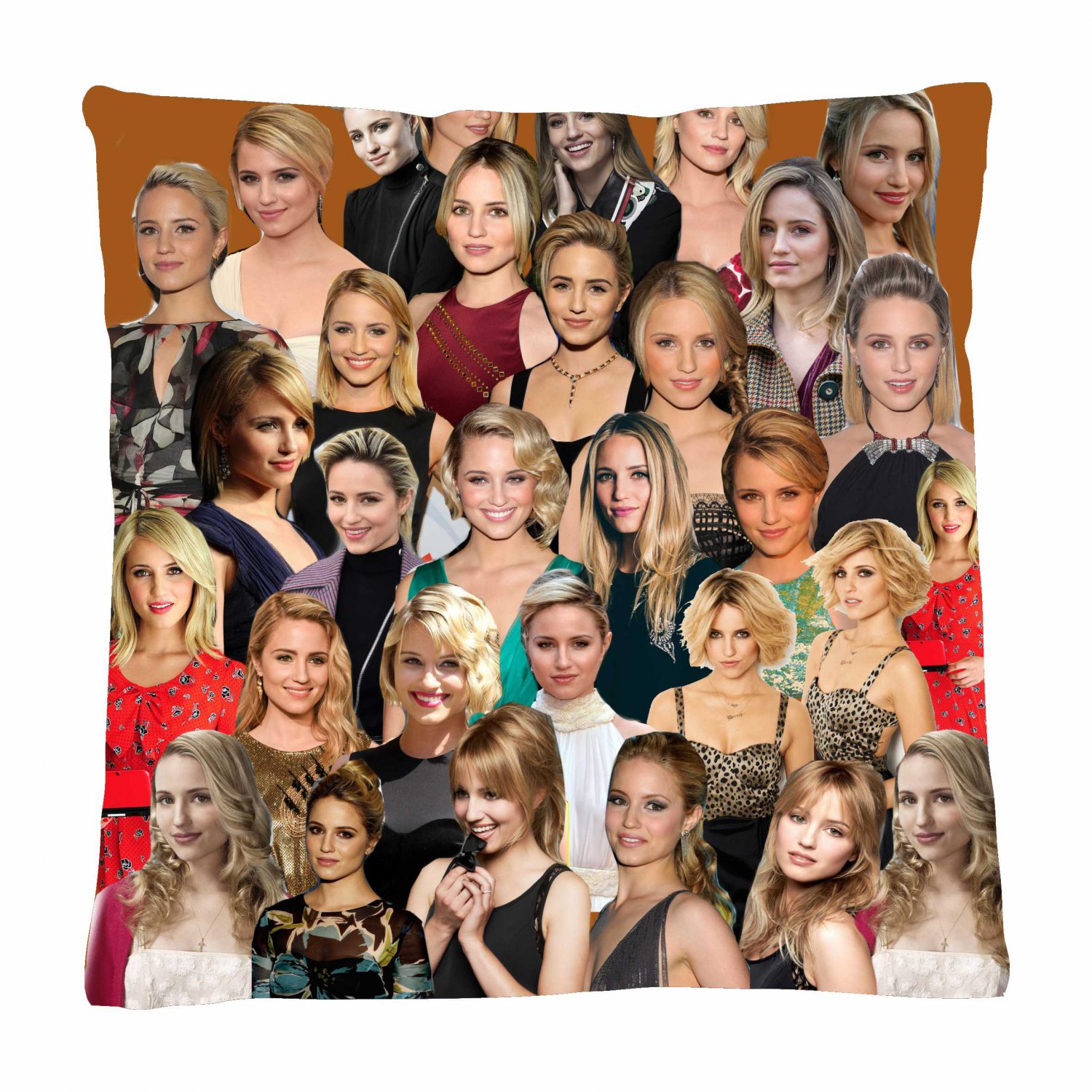 Dianna Agron Photo Collage Pillowcase 3D