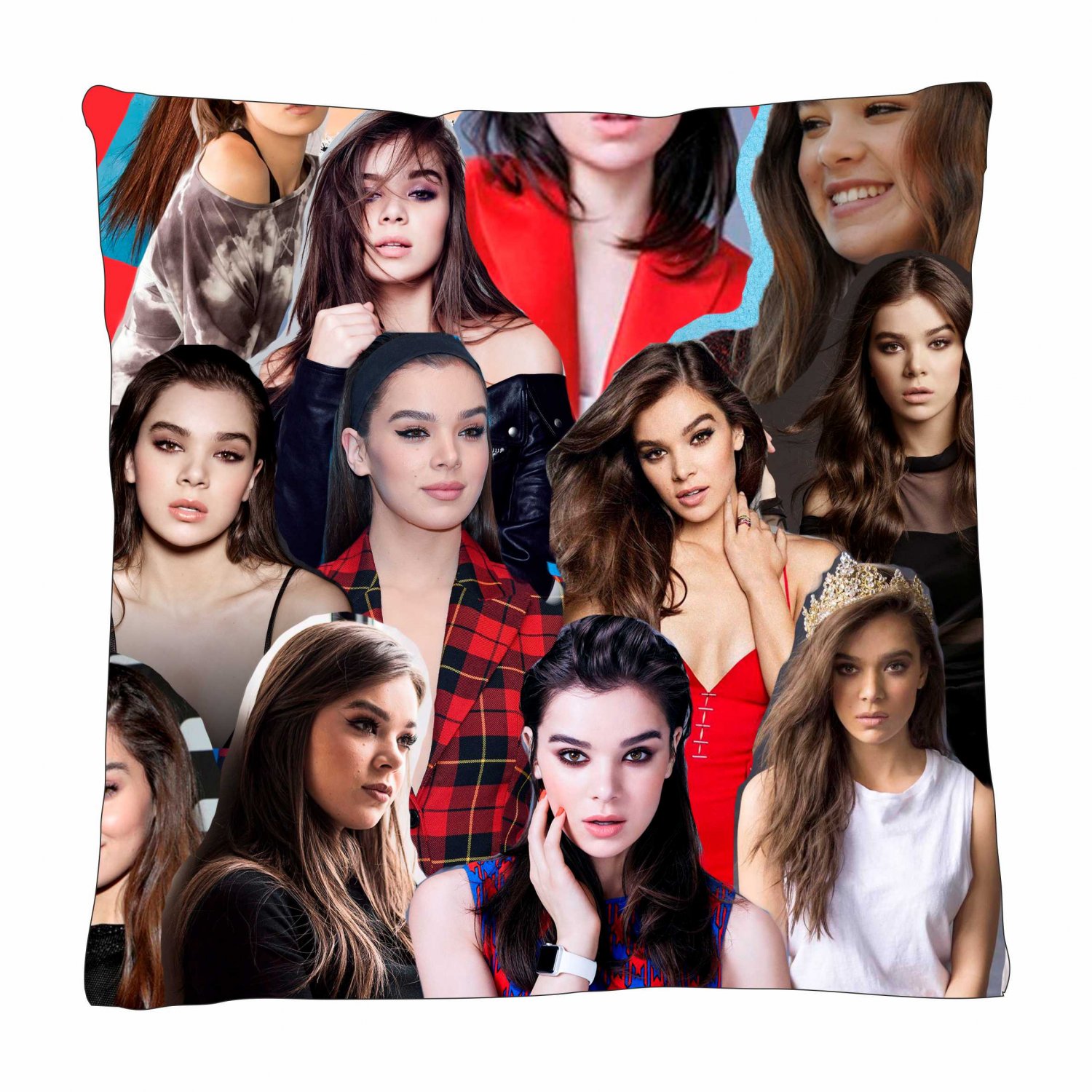Hailee Steinfeld Photo Collage Pillowcase 3D