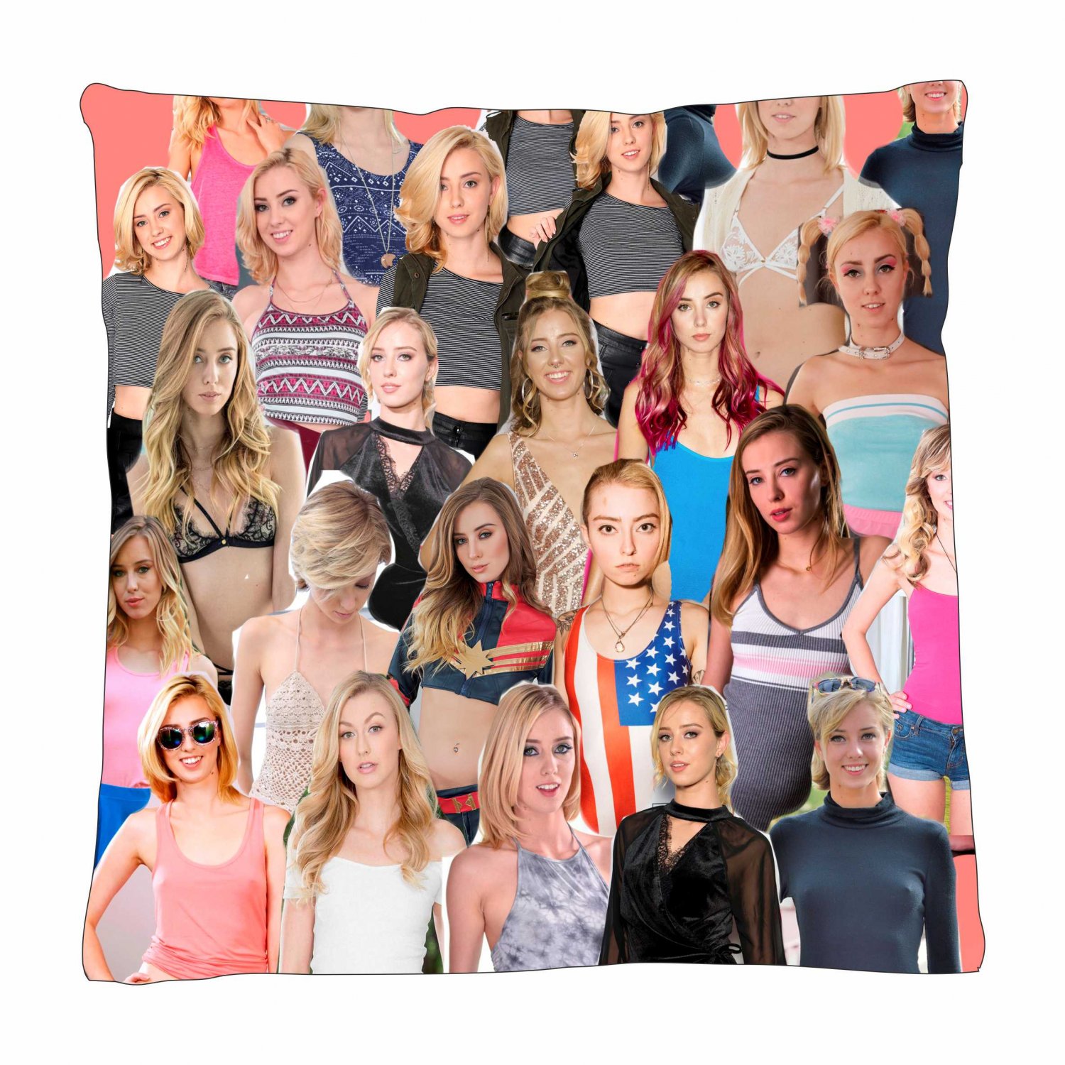 Haley Reed Photo Collage Pillowcase 3D