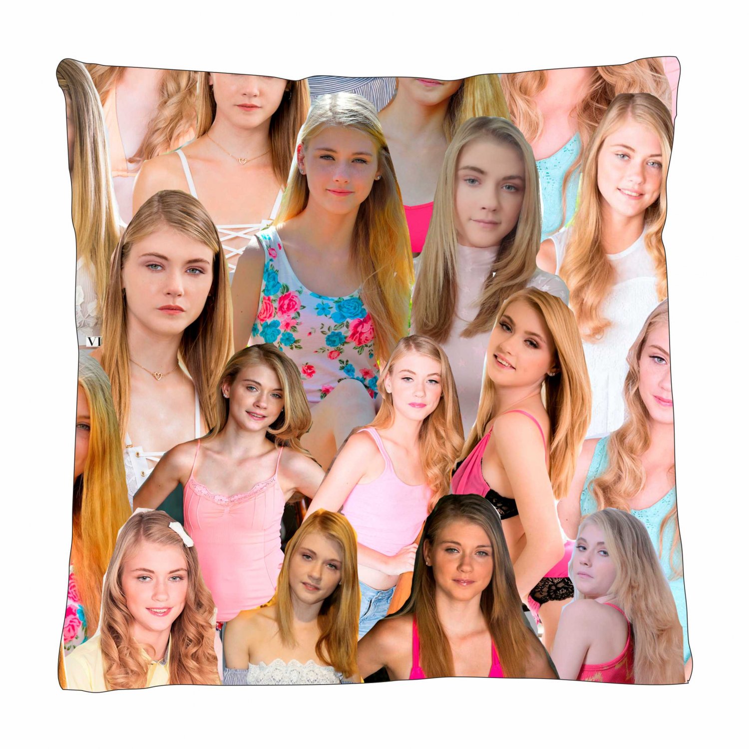 Hannah Hays Photo Collage Pillowcase 3D