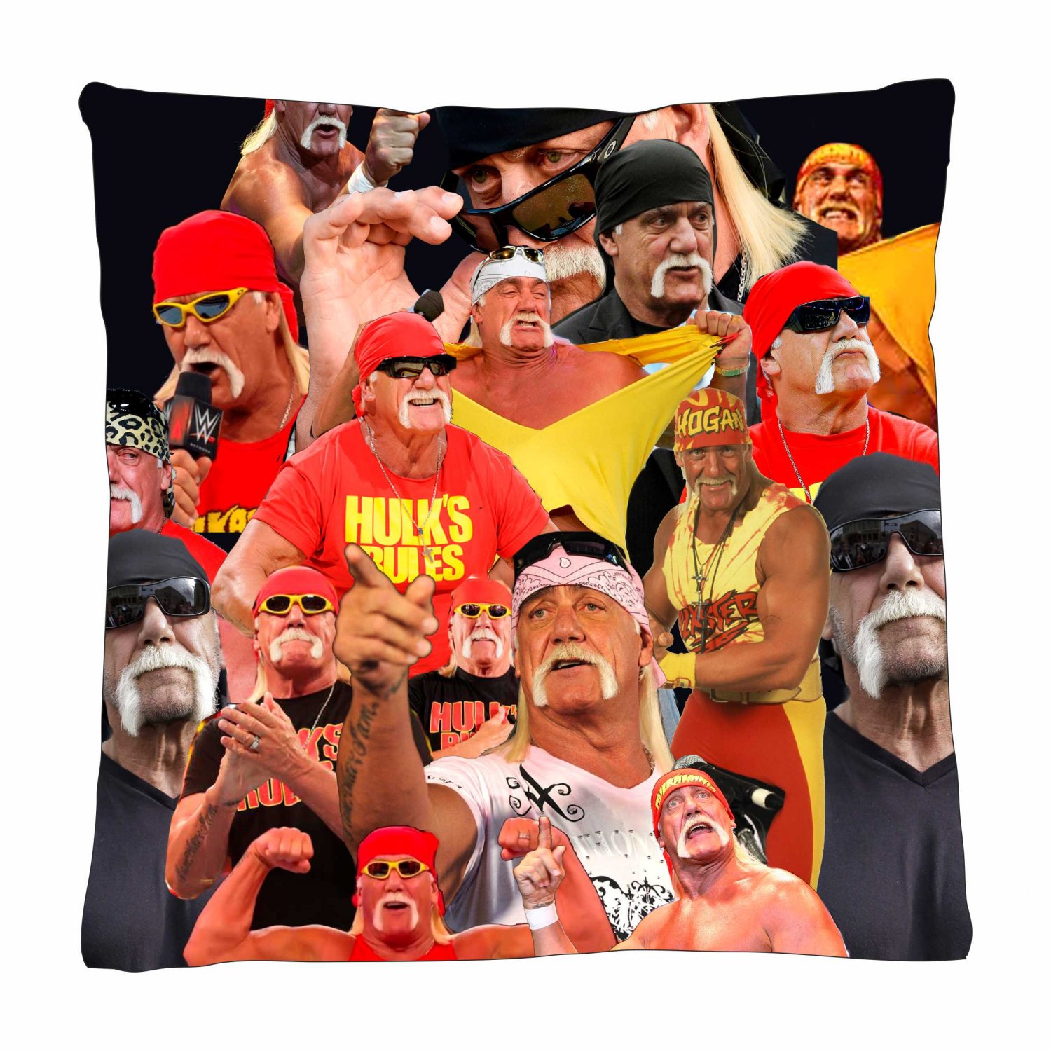 Hulk Hogan Photo Collage Pillowcase 3D