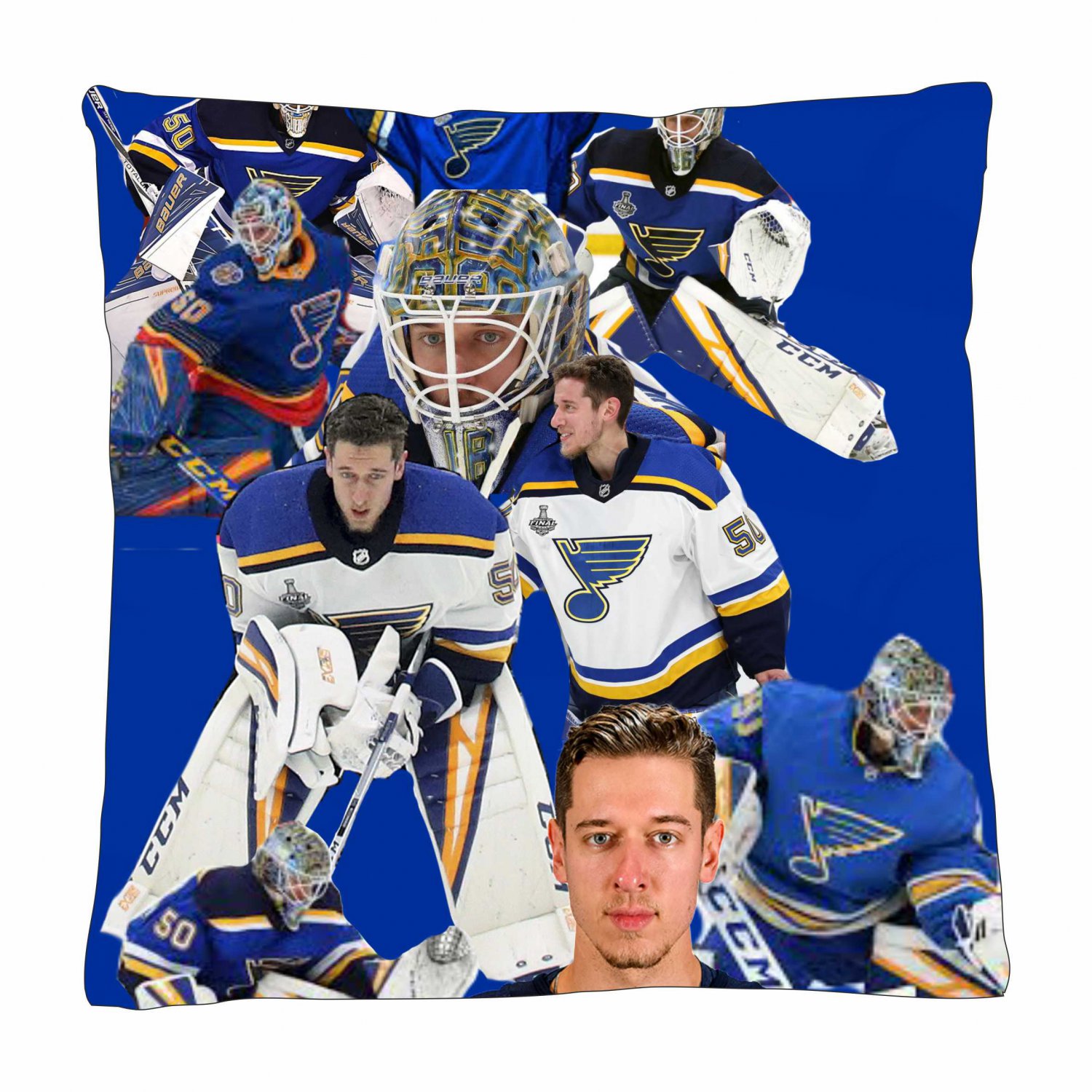 Jorden Binnington Photo Collage Pillowcase 3D