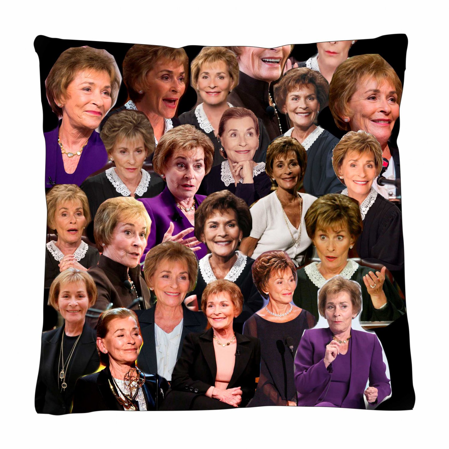 Judge Judy Photo Collage Pillowcase 3D