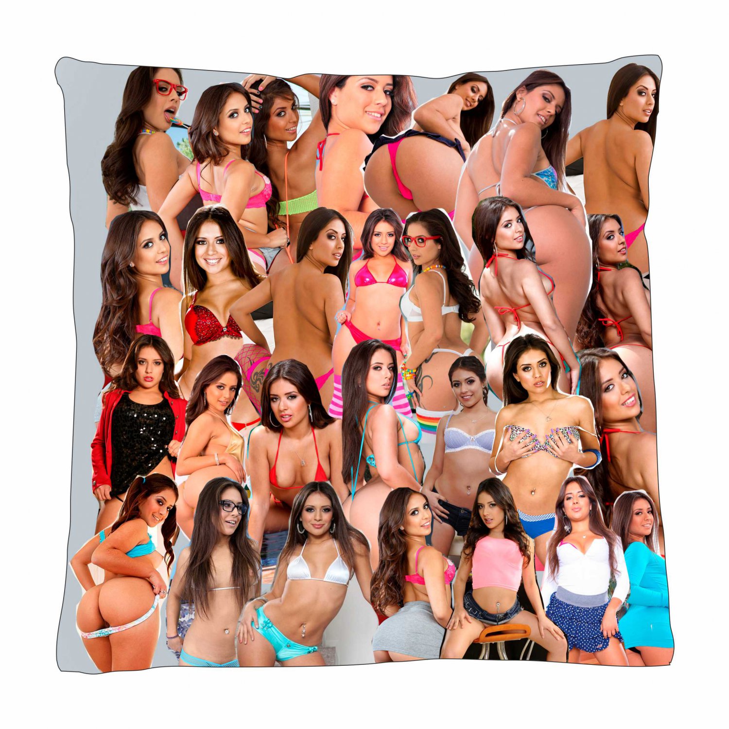 jynx maze Photo Collage Pillowcase 3D