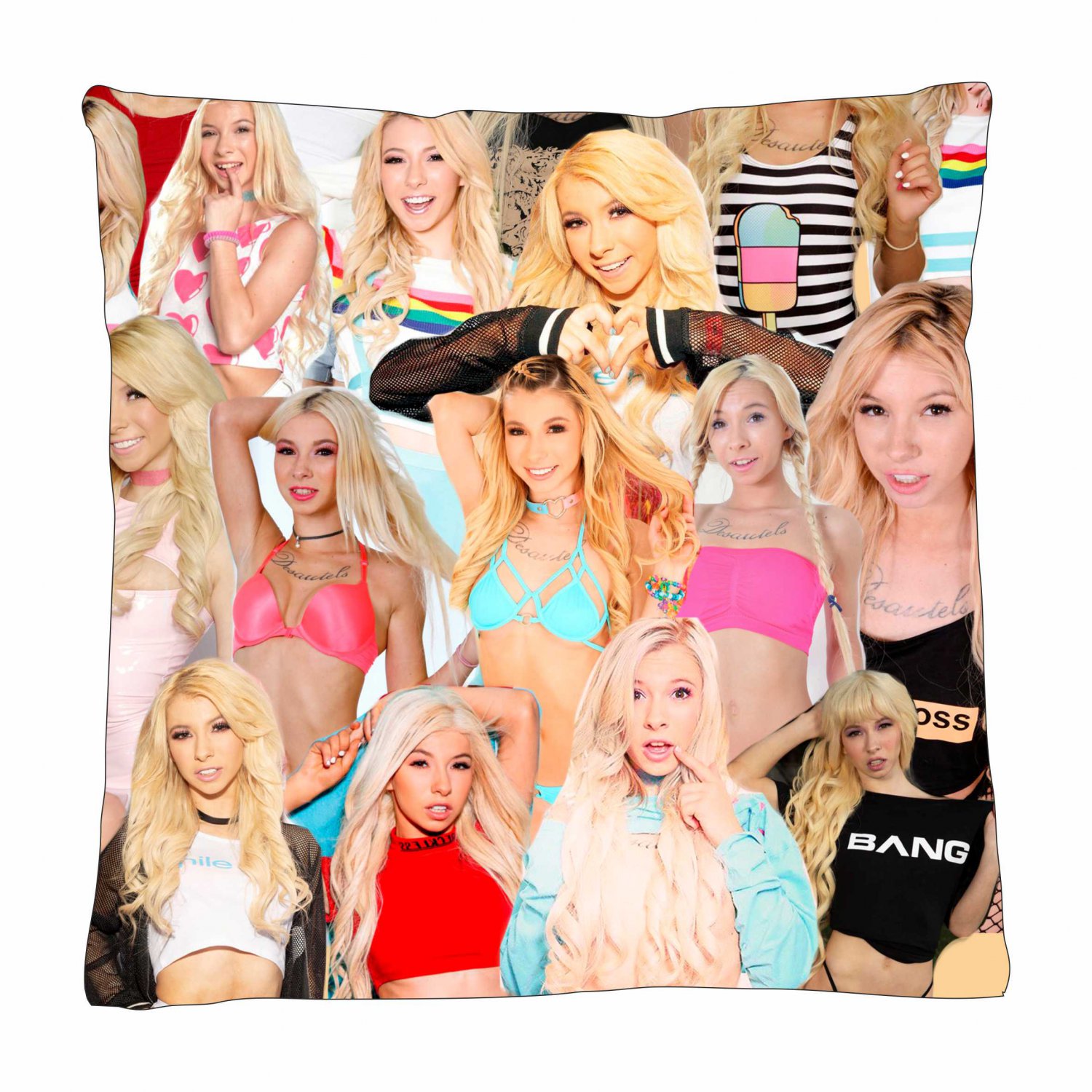 Kenzie Reeves Photo Collage Pillowcase 3D