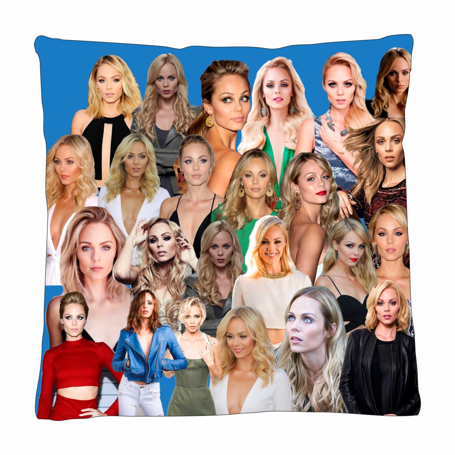 Laura Vandervoort Photo Collage Pillowcase 3D