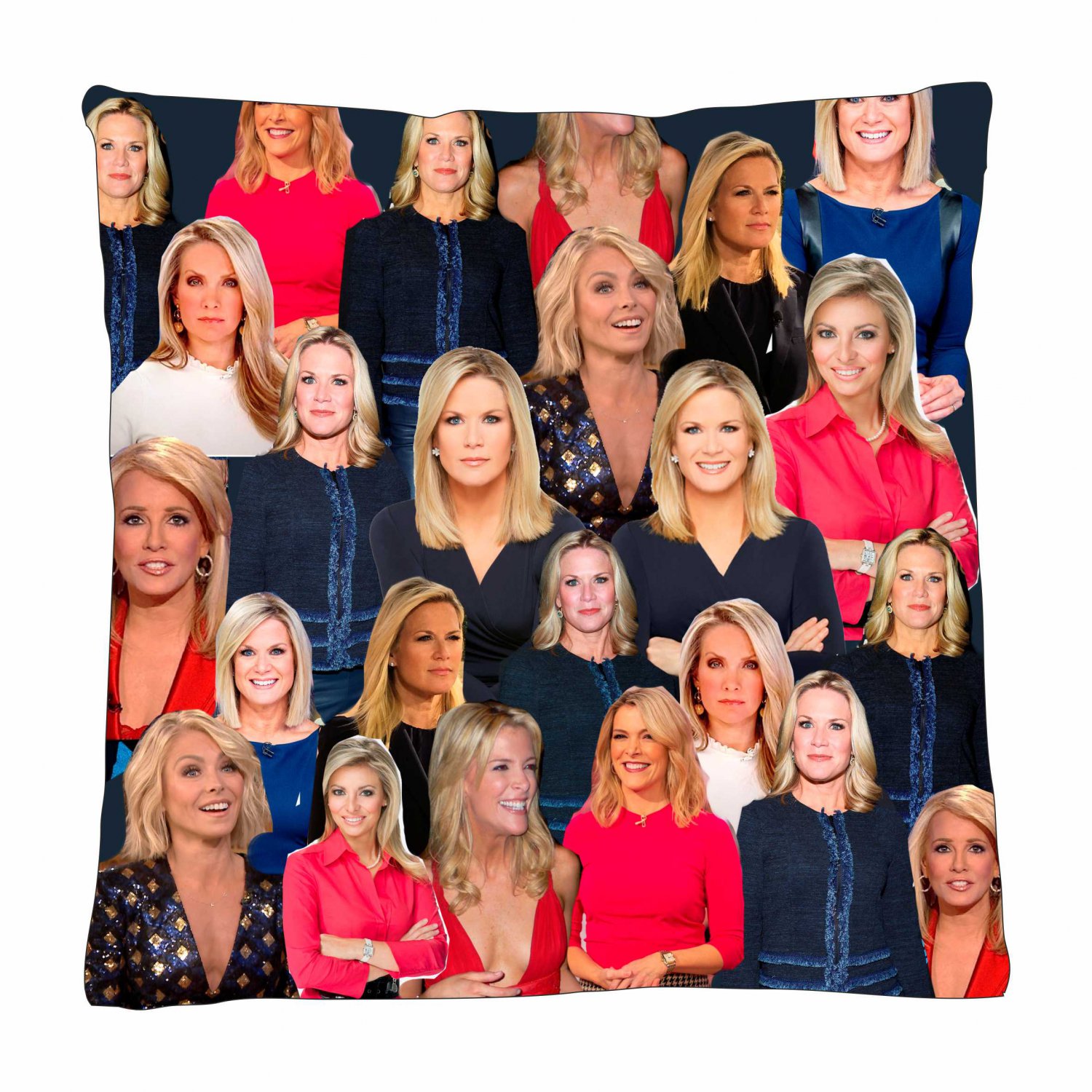 Martha Maccallum Photo Collage Pillowcase 3D