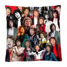 Mick Jagger Photo Collage Pillowcase 3D