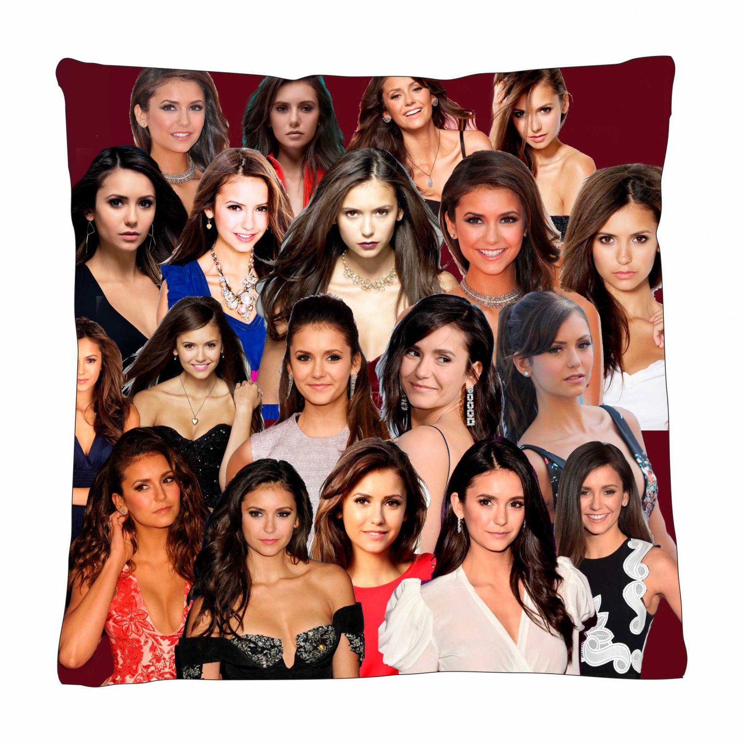 Nina Dobrev Photo Collage Pillowcase 3D