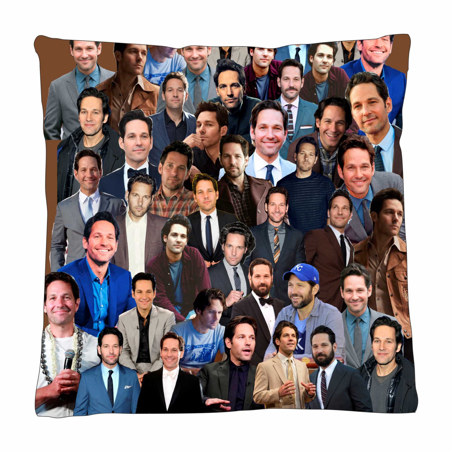 Paul Rudd Photo Collage Pillowcase 3D