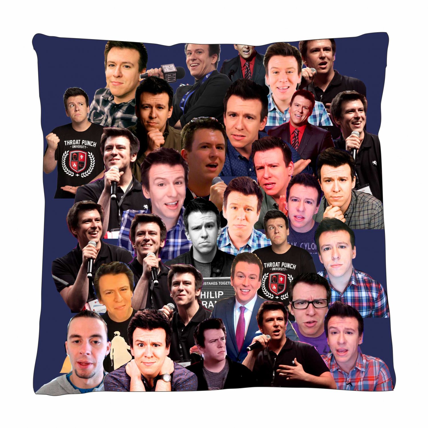 Philip Defranco Photo Collage Pillowcase 3D