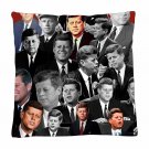 PRESIDENT John F. Kennedy Photo Collage Pillowcase 3D