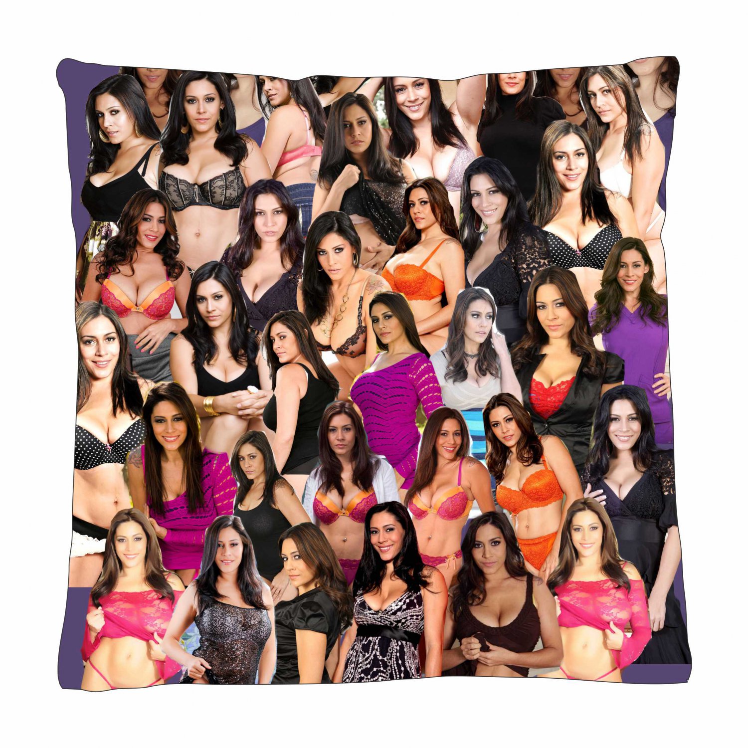 Raylene Photo Collage Pillowcase 3D