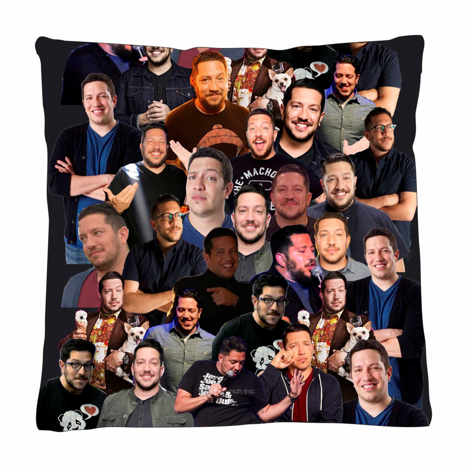 Sal Vulcano Photo Collage Pillowcase 3D