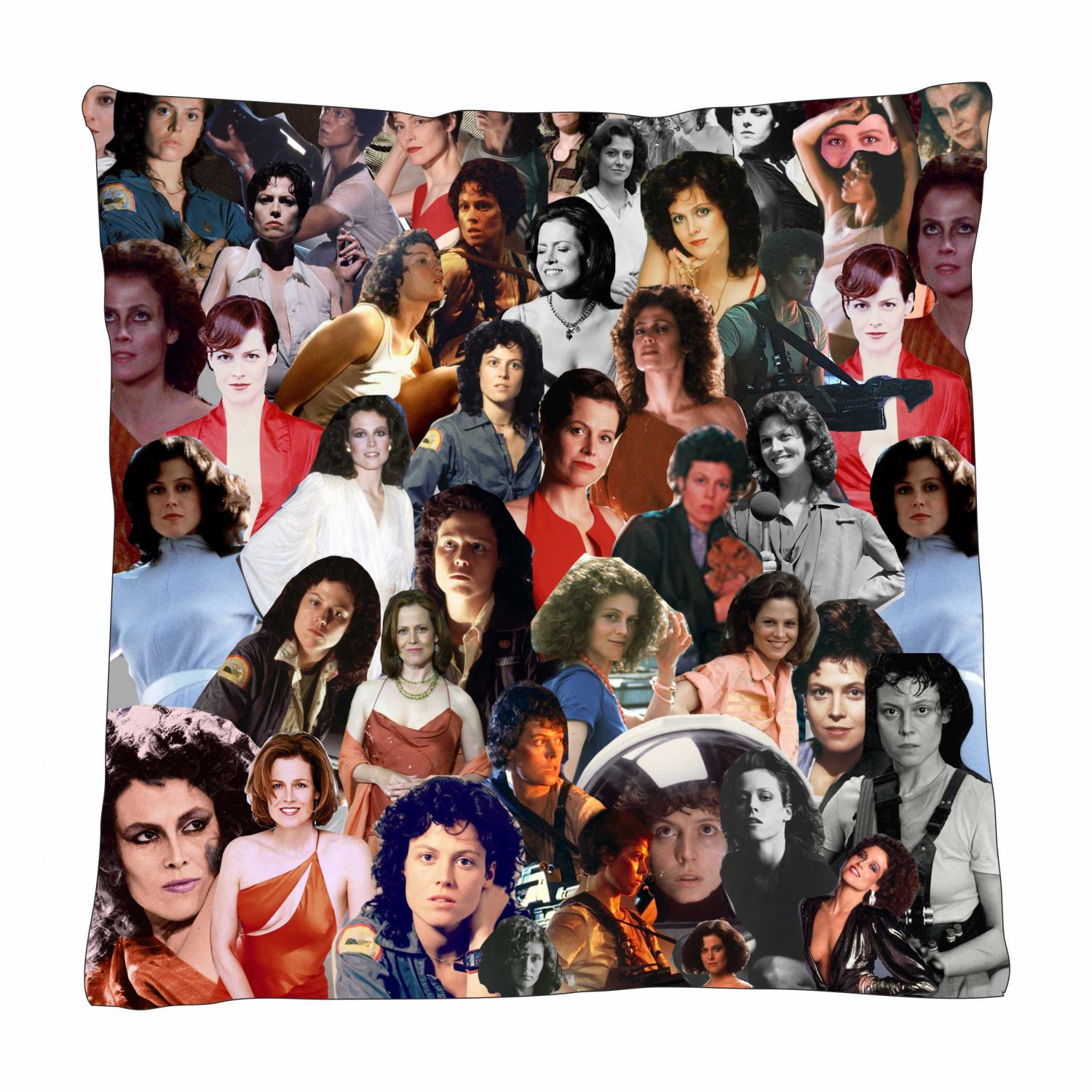 sigourney weaver Photo Collage Pillowcase 3D