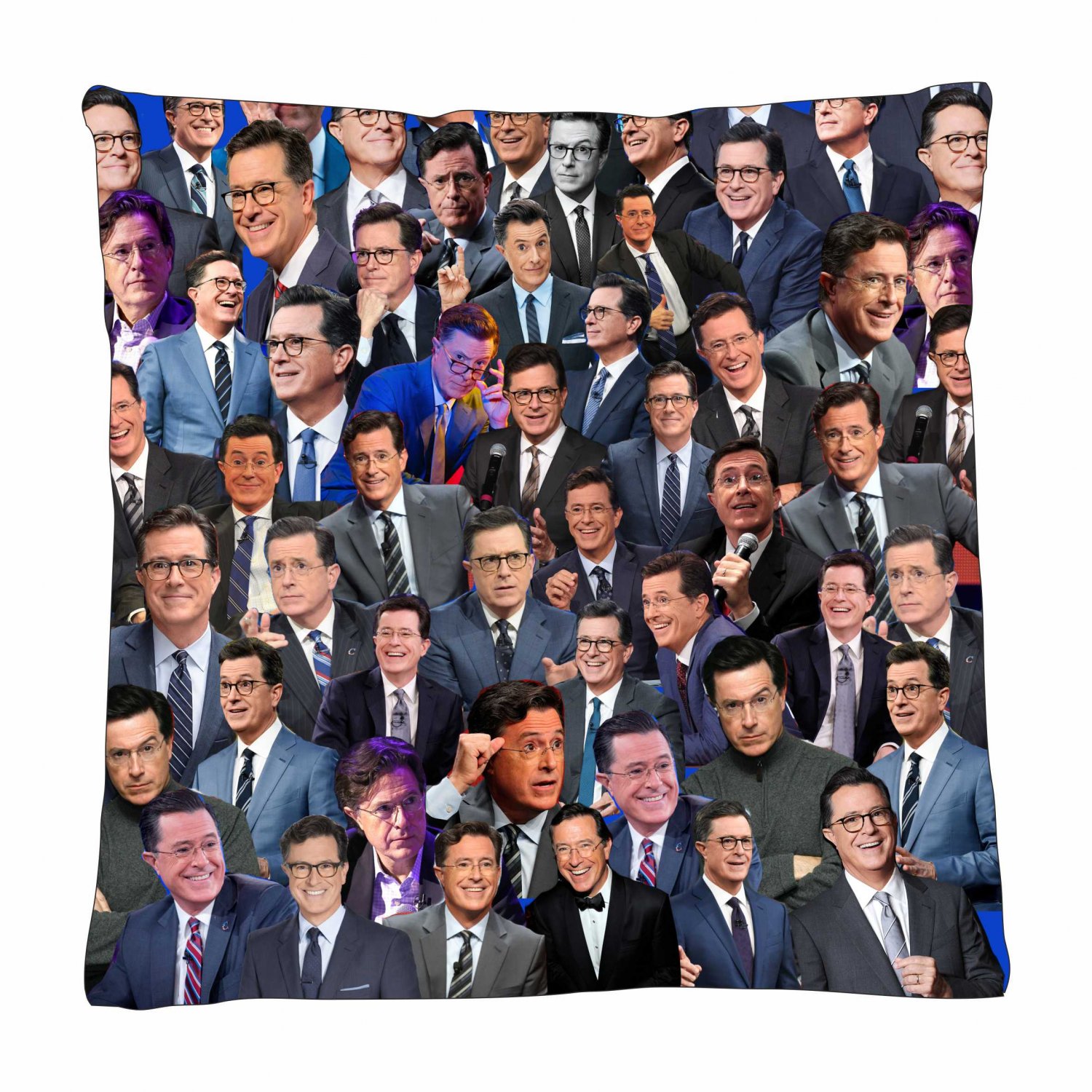 Stephen Colbert Photo Collage Pillowcase 3D