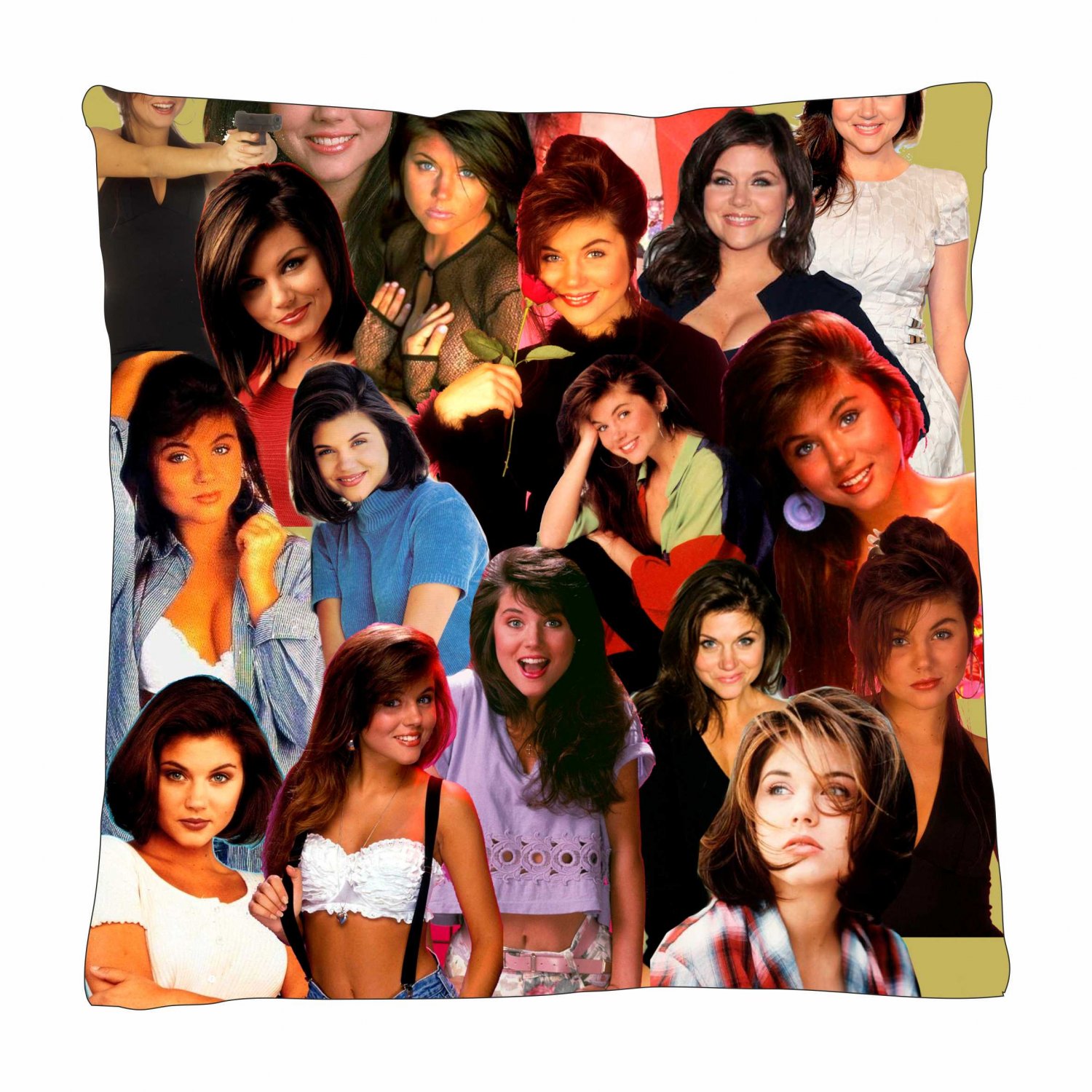 Tiffani Thiessen Photo Collage Pillowcase 3D