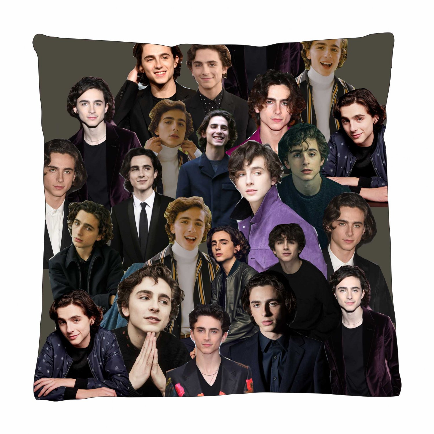 Timoth&Atilde;&copy;e Chalamet Photo Collage Pillowcase 3D