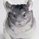 Chinchilla Shaped Photo Soft Stuffed Decorative Pillow with a zipper
