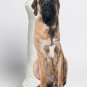 English Mastiff Dog Shaped Photo Soft Stuffed Decorative Pillow with a zipper