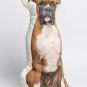 Boxer Dog Shaped Photo Soft Stuffed Decorative Pillow with a zipper