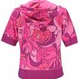 LUCKY BRAND JEANS PINK PURPLE WAVE SURF ZIP HOODIE SWEATSHIRT JACKET M NEW NWT