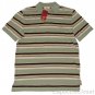 PENGUIN BY MUNSINGWEAR MENS PLAYBACK BUD GREEN STRIPE PIQUE POLO SHIRT M NEW NWT