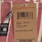 LUCKY BRAND JEANS RED NATURAL WOVEN COTTON GUITAR STRING SCARF HEADWRAP BELT NWT