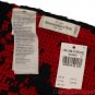ABERCROMBIE & FITCH WOMENS NAVY BLUE RED CLASSIC MOOSE KNIT ACRYLIC SCARF NWT