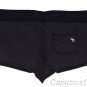 ABERCROMBIE & FITCH WOMENS HARLEY NAVY BLUE FLEECE SWEATPANT SHORTS SZ L NEW NWT