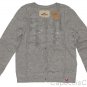 HOLLISTER CALIFORNIA EMBARCADERO GREY EMBELLISHED SEQUIN CARDIGAN SWEATER L NWT